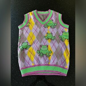 colin locascio Cleo Lurex Vest